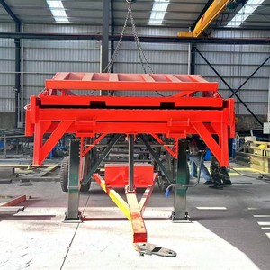 Rampe de quai <span class=keywords><strong>mobile</strong></span> pliable à trois sections haute performance 10t, rampe hydraulique pour conteneurs, rampe de chargement/déchargement pour chariots élévateurs - Product Image 5