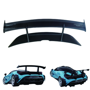 For <strong>McLaren</strong> <strong>720S</strong> <strong>Modified</strong> 1016 Style Carbon Fiber Gooseneck Double-Layer Spoiler - Product Image 1