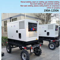 Générateur de soudage diesel robuste Cummins 40KW 50KW 100KW 160KW 200KW 240KW 280KW - Machine de soudage diesel silencieuse Unipower