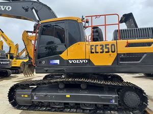 รถขุดตีนตะขาบ Volvo EC350DL มือสองขายดี 35 ตัน สภาพสมบูรณ์ รถขุดมือสอง ระบบไฮดรอลิก Kawasaki พร้อมเกียร์และลูกปืน - Product Image 2