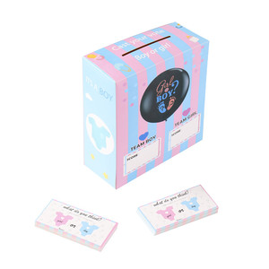 Di genere Rivelare Party Game Pack - Baby Shower Cast Il Vostro Voto Scatola del <span class=keywords><strong>Gioco</strong></span> con Scrutinio Carte di Set,36 pollici di Genere Bambino Rivelare Palloncino - Product Image 5