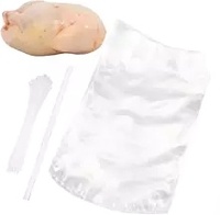 Sac rétractable pour volailles de qualité alimentaire en PE haute brillance 13''x18'' pour 5-14 lb