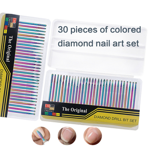 30 Stks/<span class=keywords><strong>set</strong></span> Professionele Tips Nagel Bramen <span class=keywords><strong>Manicure</strong></span> Tool <span class=keywords><strong>3</strong></span>/32 ''Diamant Nail Boren <span class=keywords><strong>Set</strong></span> - Product Image 4