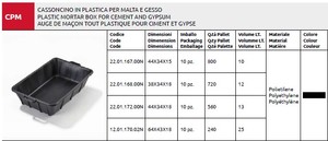 Caja de mortero Cpm duradera de materiales de construcción hecha en Italia de buena calidad para la industria de la construcción - Product Image 2