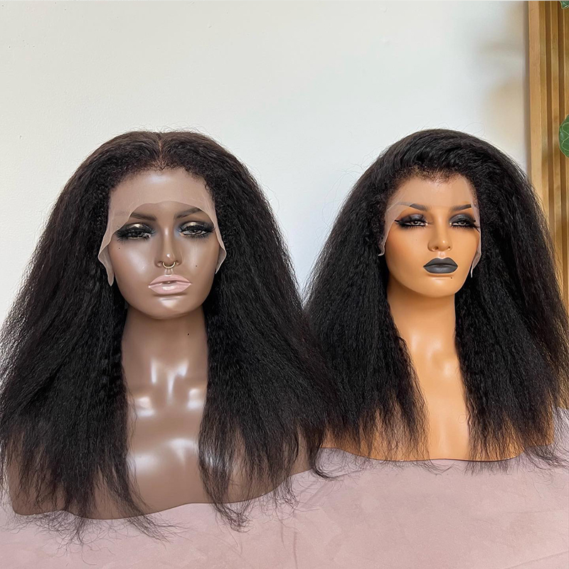 Tipo de 4C cabello peluca yaki recto