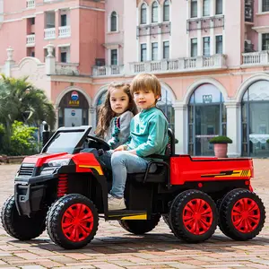 Vendita calda di grandi dimensioni popolare sei ruote guidano i bambini guidano su auto giocattolo a batteria per bambini trattore elettrico per bambini di 8 anni