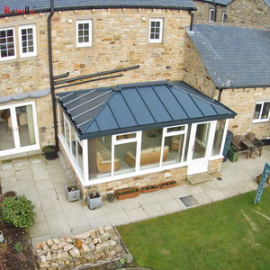 Véranda toute saison, véranda extérieure, serre, maison en verre avec salle à manger, solarium, jardin en verre, <span class=keywords><strong>toit</strong></span> incliné - Product Image 5