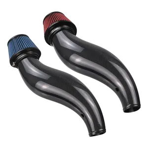 Universal Racing Carbon Fiber Air Intake Pipe For Honda civic 92-00 EK EG with air filter intake pipe