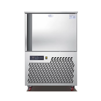 Mini 5-bakjes blastchiller en vriezer, compacte snelvriezer voor gelato, ijs en bakkerijproducten