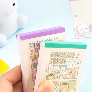 Bloc-notes mignon Chiikawa de style manga japonais DHF Wholesale – Carnet de messages pour étudiants, notes autocollantes de rappel pour le bureau - Product Image 3
