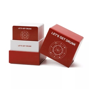 Prix d'usine jeu de cartes couleur créer un jeu de cartes avec insertion de boîtes supérieure et inférieure Services d'impression - Product Image 1