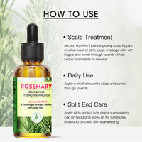 Minyak Esensial Rosemary Veganik Perawatan Rambut, Melembapkan, Memberikan Kilau, dan Merangsang Pertumbuhan Rambut - Produk Terlaris