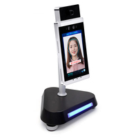 Kiosco de Control de Asistencia con Reconocimiento Facial de 8 Pulgadas, Detección Corporal en Vivo, Control de Acceso, Terminal Inteligente, Pantalla Biométrica, OEM