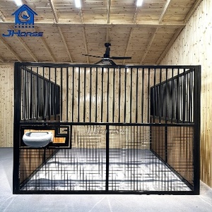 저렴한 가격 맞춤형 말 안정 슬라이딩 전면 말 스톨 인필 와이어 메쉬 최고의 환기 - Product Image 5