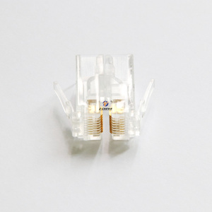 Conector RJ45 Cat 6 de 0.45mm, <span class=keywords><strong>adaptador</strong></span> de <span class=keywords><strong>jack</strong></span> de 3.5mm <span class=keywords><strong>a</strong></span> RJ11, enchufe modular Cat6 - Product Image 5