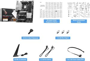 MSI PRO X870-P WIFI ATX <span class=keywords><strong>Motherboard</strong></span> Gaming DDR5 UDIMM ganda kapasitas maksimum 256GB untuk CPU <span class=keywords><strong>AMD</strong></span> Socket AM5 untuk penggunaan Desktop - Product Image 5