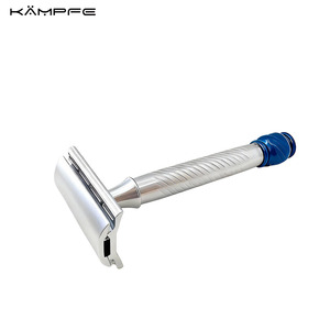 Maquinilla de <span class=keywords><strong>Afeitar</strong></span> CNC de Seguridad de Aluminio Anodizado, Maquinilla de Doble Filo con Peine Cerrado, Fabricada por CNC, para Todo el Cuerpo - Product Image 1