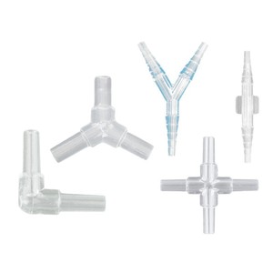 Raccords en plastique PS, diamètre 1 mm, coudes et distributeurs à deux, trois et quatre voies pour pièces pneumatiques - Product Image 1