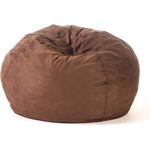 Chaise de pouf en mousse déchiquetée à haute densité DB de 5 pieds pour enfants adultes canapé confortable en pouf avec housse amovible en microsuède - Product Image 4