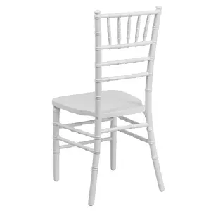 Commercial utilisé de mariage blanc chaise chiavari