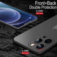 Vente en gros d'étui de téléphone en plastique PP mat ultra-mince pour iPhone 11 12 13 14 Pro X XS Max 7 8 14 Plus Housse de protection pour téléphone portable