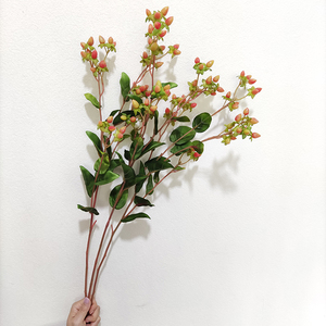 Nouveau Venir Faux <span class=keywords><strong>Fleurs</strong></span> Décoratives Plantes Faux Jumble Perles Soie En Plastique <span class=keywords><strong>Fleurs</strong></span> Artificielles Pour La Maison Fête De Mariage Décor - Product Image 5