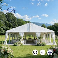Tente de réception extérieure transparente pour événements et mariages, fabrication OEM chinoise