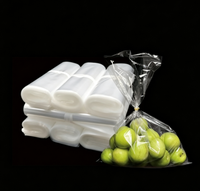 Sac plat en PE transparent haute pression, résistant à la poussière, à l'humidité et à la rouille, film intérieur pour carton, sac d'emballage plastique pour stockage, en stock usine