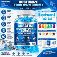 Permen Creatine Monohydrate Grosir Langsung dari Pabrik dengan HMB Taurine untuk Pria Wanita 60 Buah Membantu Meningkatkan Kekuatan* Rasa Blueberry