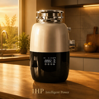 Broyeur de déchets alimentaires électrique sans entretien scellé 1HP BLDC avec système de nettoyage inversé en acier inoxydable
