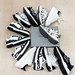 Sneakers con <span class=keywords><strong>Suola</strong></span> Spessa in Vera Pelle di Design, <span class=keywords><strong>Alta</strong></span> Elasticità, Ammortizzazione, Traspiranti e con Rialzo - Product Image 1