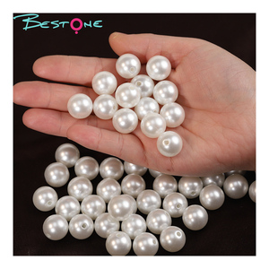 Bestone cổ phiếu bán buôn 65PCS Trắng 16mm nhựa ngọc trai - Product Image 1