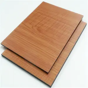 Panel de pared compuesto de aluminio y madera, material de revestimiento exterior para casa