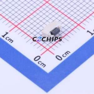 YTSA002A0321801B Tactile Switch SMD Switch Single Pole Single Throw Rectangle Button 1.8N Horizontal Mount - Product Image 1