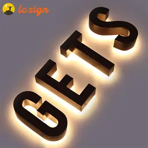 주문 금속 3D 크롬 편지 표시 옥외 광고 표시