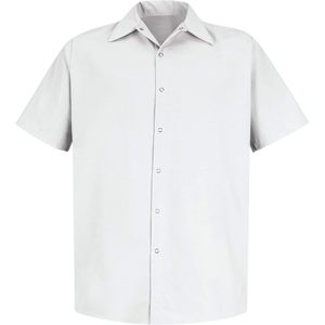 Camisa de trabajo de manga corta para hombre personalizada para un diseño especializado sin bolsillo - Product Image 1