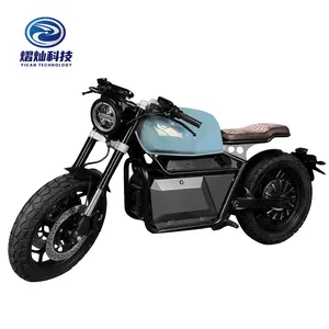 ER200 EEC Wuxi ileri teknoloji 4000w 72v 60ah Retro tarzı elektrikli motosiklet