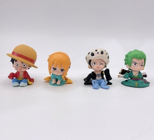 ของเล่นขนาดเล็กรูปลูฟี่สำหรับเด็กรูปการ์ตูน1ชิ้นใน4ชิ้นของเล่นแบบมีฝาปิดสำหรับเครื่อง gashapon - Product Image 2
