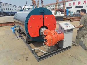 Wns 1 t/h Nhà Máy Chất Lượng Giá Hơi Nước Nồi Hơi Với Ý Baltur <span class=keywords><strong>Burner</strong></span> Công Nghiệp Nóng Gas Bắn Hơi Nước Nồi Hơi Cho Phòng Tắm Hơi - Product Image 4