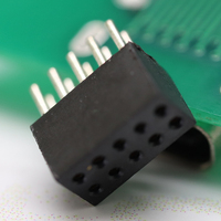 Muestras gratuitas Paso 1,27mm Posiciones 02-50pin Altura de doble fila 3,9mm 4,0mm 4,1mm Conector mecanizado hembra de PIN DIP recto