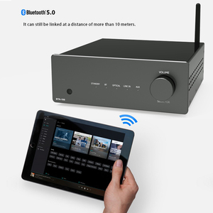 Mini amplificador estéreo digital multisala multizona Audio para el hogar Digital Bluetooth HiFi DAC amplificador de potencia - Product Image 4