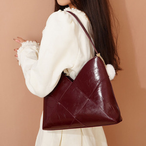 Borse in Vera Pelle da Donna, Borse alla Moda Leggere e Resistenti, Nuove <span class=keywords><strong>Tendenze</strong></span> per Shopping, Uso Quotidiano e Viaggi - Product Image 2