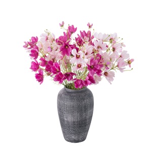 ดอกคอสมอสประดิษฐ์ CallaFloral ก้านเดี่ยว สีขาวนมฟ้า โพลีเอสเตอร์ ตกแต่งภายในบ้าน งานแต่งงาน งานฝีมือ สไตล์ INS - Product Image 5
