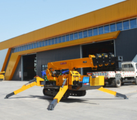 Mini-grue araignée de 5 tonnes, grue sur chenilles compacte, équipement de levage intérieur à vendre