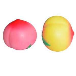 ZIMO Cute Peach Shaped Multicolor Soft TPR Material <b>Squishy</b> Squeeze Toy for Stress Relief 5 to 7 Years & Adults - Product Image 5