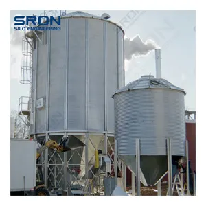 Longer Service Life Steel Silo For Grain Storage Rice Husk Storage Silo