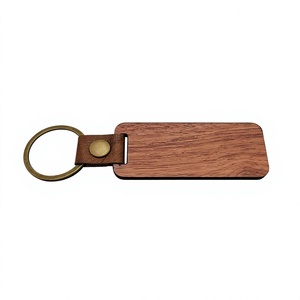 Porte-clés en bois haut de gamme avec personnalisation pour collections de souvenirs de luxe et programmes de cadeaux d'entreprise - Product Image 1