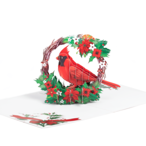 Artisanat 3D Pop Up Carte de voeux de Noël-Cadeau de vacances unique, Invitation de fête imprimée personnalisée - Product Image 3