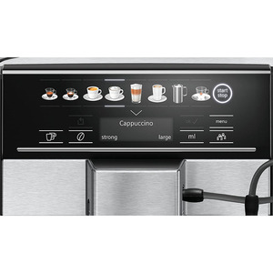 Macchina per caffè Espresso completamente automatica in titanio sistema elettrico per <span class=keywords><strong>Cappuccino</strong></span> 10 bevande al caffè 2 profili utente casalinghi - Product Image 4