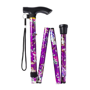 <b>Walking</b> <b>sticks</b> for seniors, men, lightweight, <b>foldable</b>, telescopic, 93cm, adjustable, collapsible, floral, metal <b>walking</b> <b>stick</b> - Product Image 1